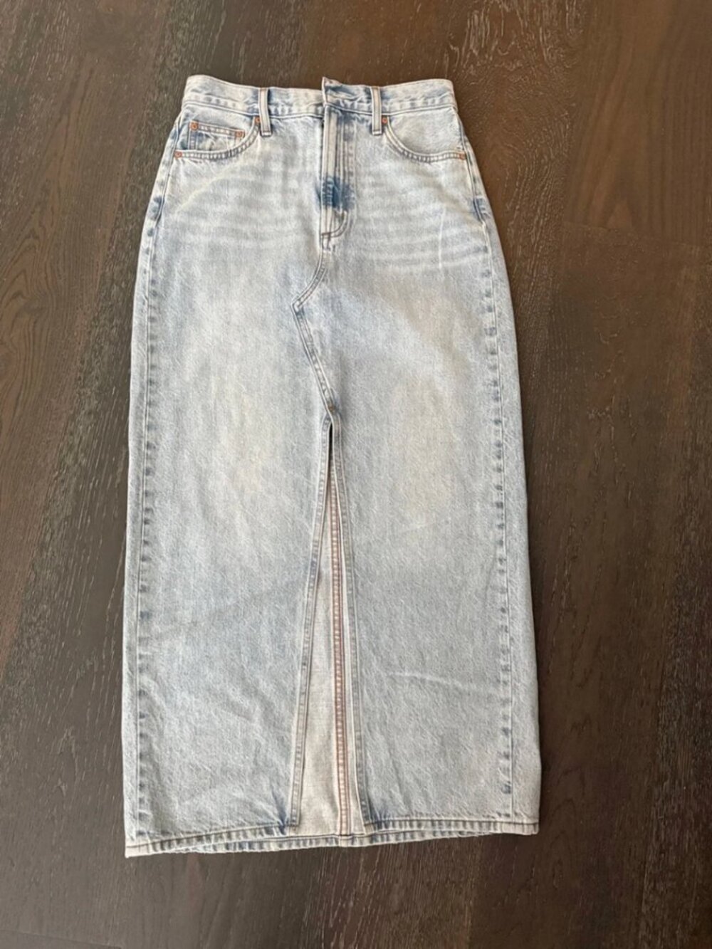 Denim Forum The 90s Vintage Maxi Jean Skirt from Aritzia - size 26 waist